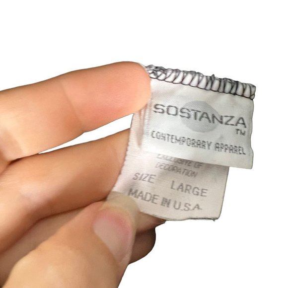 Vintage 90s Black Terry Cloth Turtleneck Long Sleeve Sweater Top Large - Picture 6 of 7